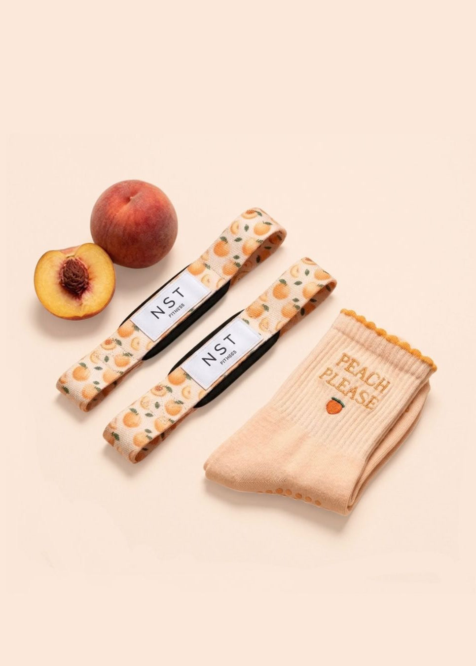 Peach Perfect Bundle - Peachy Zughilfen & Peach Please Grippy Socks