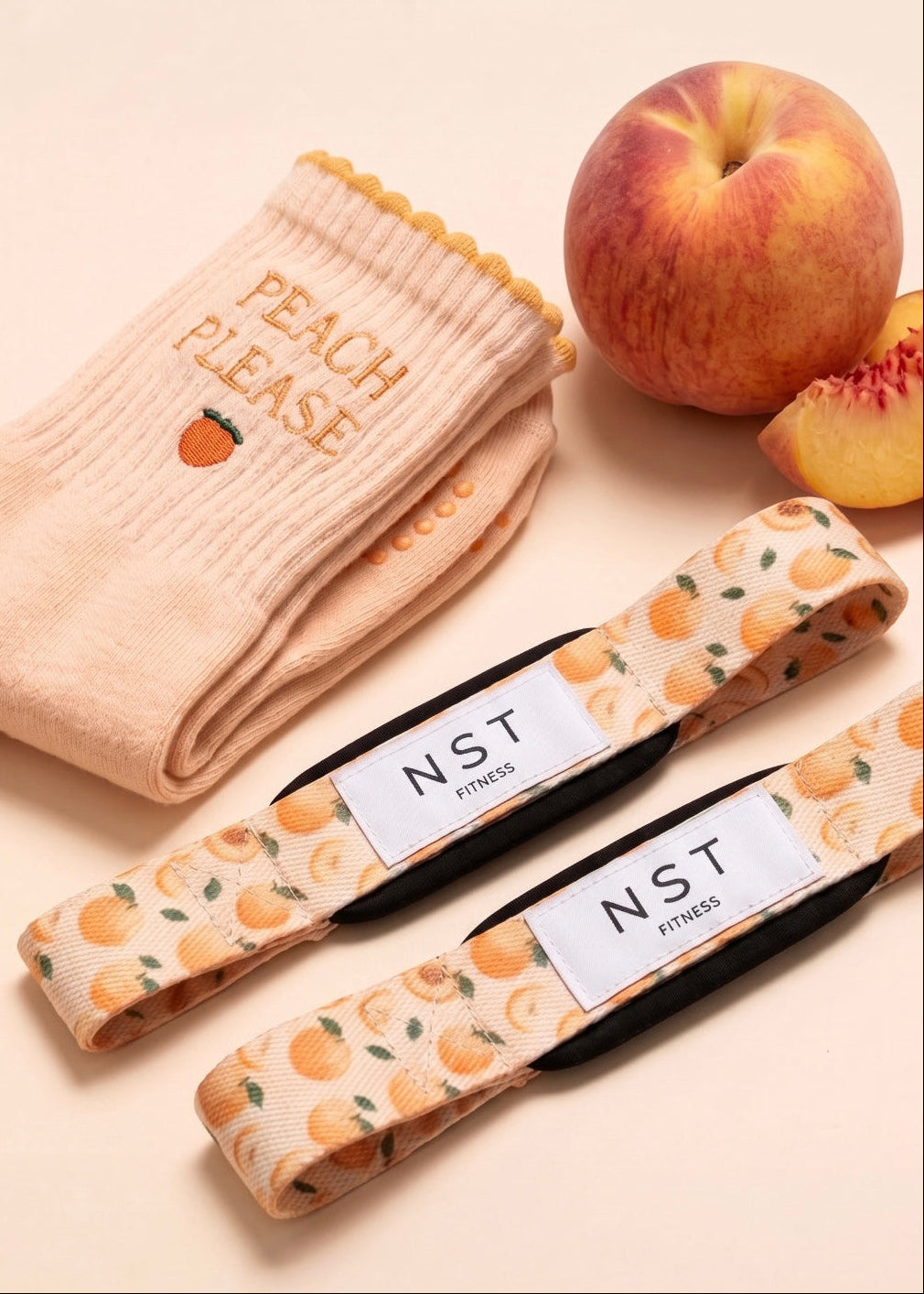 Peach Perfect Bundle - Peachy Zughilfen & Peach Please Grippy Socks