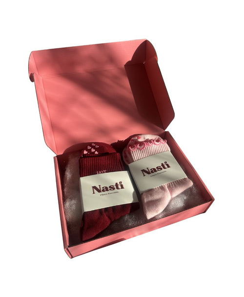Pilates Socken eingepackt
